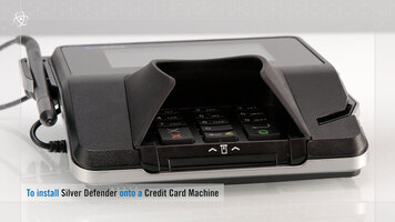 How to Install the Silver Defender Antimicrobial Film on a Credit Card Machine