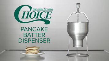 Choice 88 oz. Aluminum Pancake / Waffle Batter Dispenser