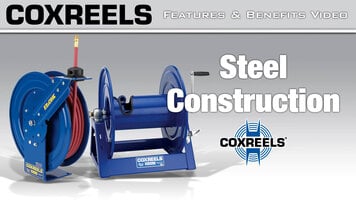 Coxreels Medium Pressure Hose Reel, 3/8 x 25' Hose, 3000 PSI P-MP-325
