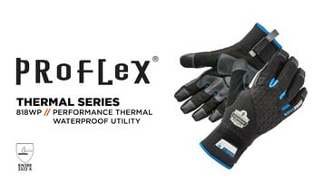 ergodyne proflex 817wp thermal waterproof utility gloves