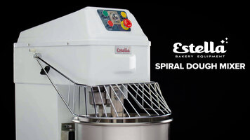 Estella SM80 80 qt. / 120 lb. Two-Speed Spiral Dough Mixer - 220V, 3 Phase,  4.5 HP