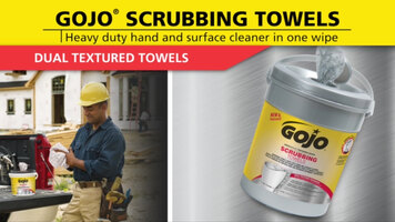 GOJ6383-06 GOJO® Heavy Duty Scrubbing Wipes