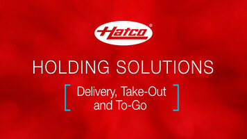 Hatco To-Go Solutions