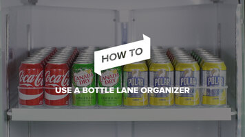 Soda Can Organizer, 10 Lanes; For 16 oz. Cans - WebstaurantStore