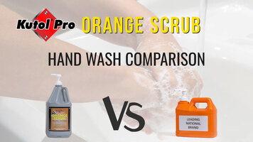 Kutol Pro 4907 Orange Scrub Heavy-Duty Hand Soap, 1 Flat Top