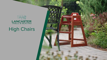 Lancaster Table & Seating: High Chairs
