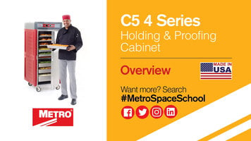 Metro C5 4 Series Holding and Proofing Cabinets