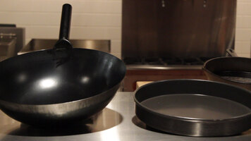 Town Food Service 34804 14 Cantonese Flat Bottom Wok