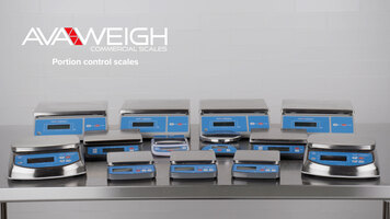 AvaWeigh PC20OS 20 lb. Digital Portion Control Scale with an Oversized  Platform