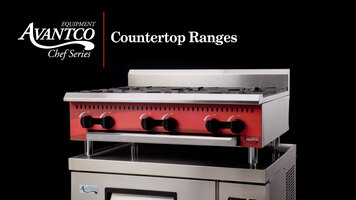  Avantco Chef Series Countertop Ranges