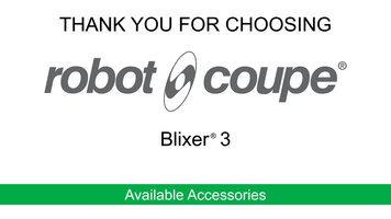 Robot-Coupe Blixer 3 Food Processor Accessories