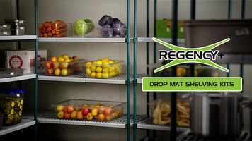 Regency + Drop Mat Shelving Kits