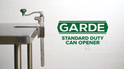 Garde Standard Duty Manual Can Opener Video - WebstaurantStore