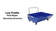 Vestil HOP-LP Low Profile Parts Hopper Operating Instructions Video ...