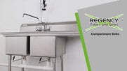 Regency Compartment Sinks Video Webstaurantstore