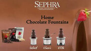 Sephra's Home Chocolate Fountain Product Line Video | WebstaurantStore
