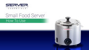 Server Small Food Server - How To Use Video | WebstaurantStore