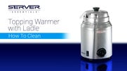 Server Topping Warmer with Ladle - How to Clean Video | WebstaurantStore