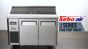Turbo Air J Series Food Prep Tables Video | WebstaurantStore