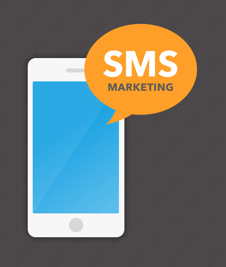 phone that says SMS marketing