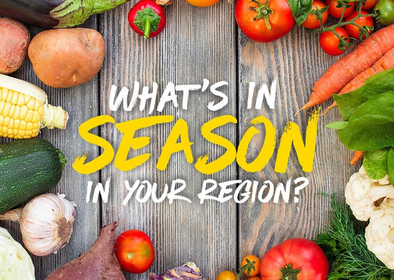 California Seasonal Fruits And Vegetables Chart