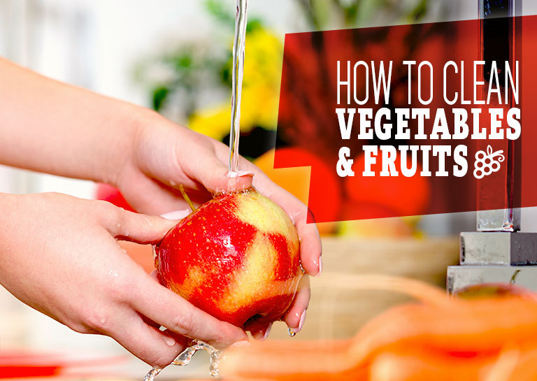 How to Clean Vegetables and Fruits Washing Fruits and Vegetables
