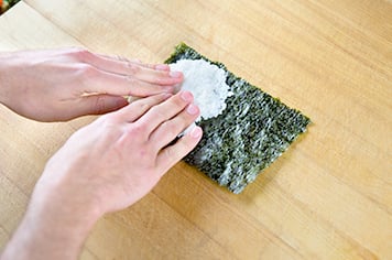 how much rice to use with temaki