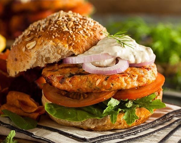  Salmon Burger