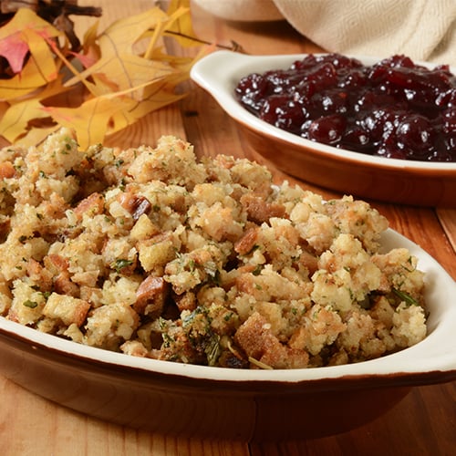 Thanksgiving stuffing and dressing