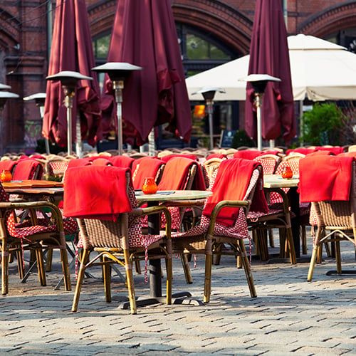 restaurant terrace