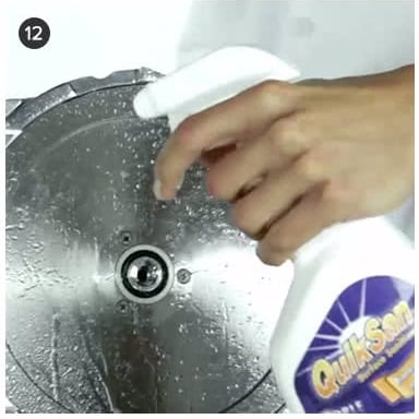 how to clean a meat slicer step 5