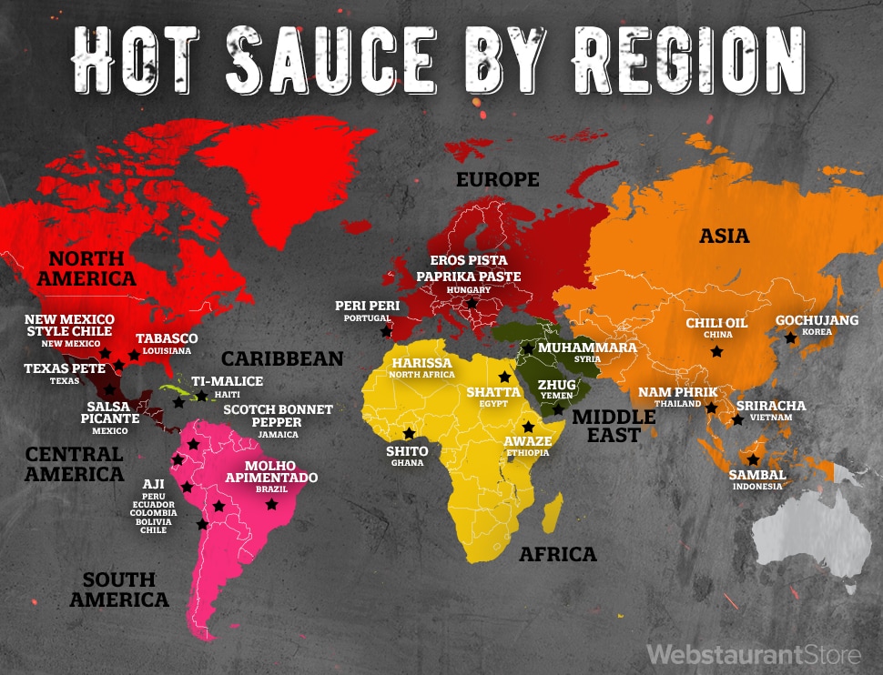 Hot Sauce by Region