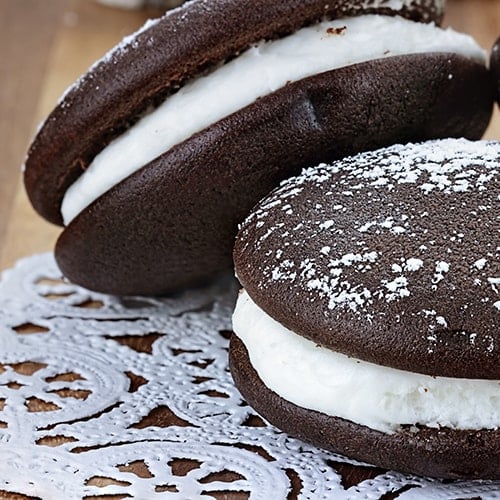 Two Chocolate Whoopie Pies