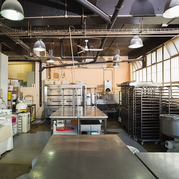 Start A Bakery Empty Commercial Kitchen 