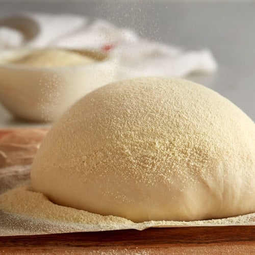 dough conditioner on dough