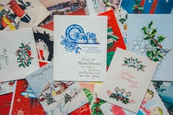 Pile of Holiday Card