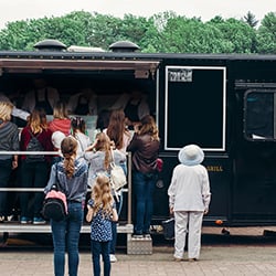 Line at a Food Truck