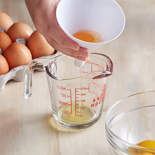 Separating Eggs with a Funnel image
