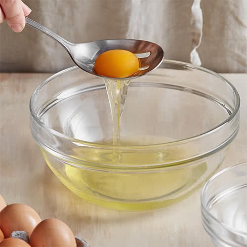 Separating Eggs with a Slotted Spoon image