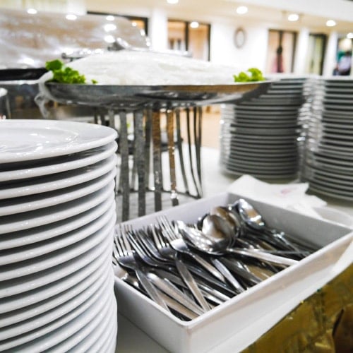 rent serving dishes for wedding