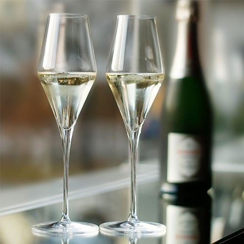 Crystal Champagne glasses