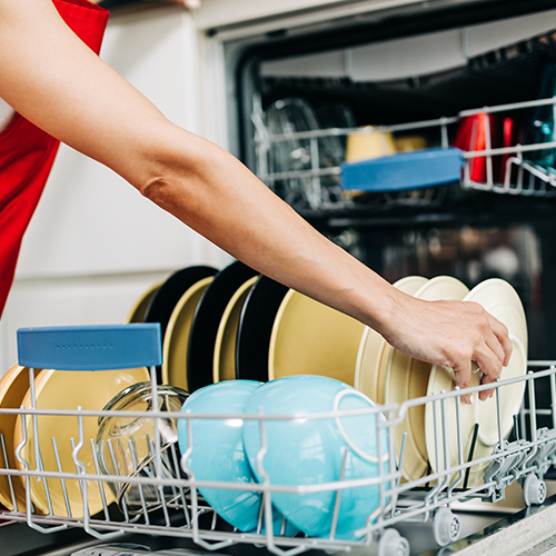 Loading a Dishwasher Bottom Rack