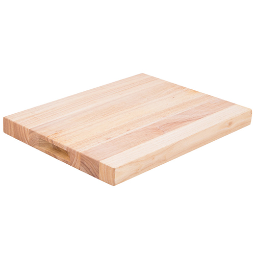 wooden cutting board on white background