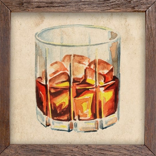 Illustration of Bourbon Whiskey