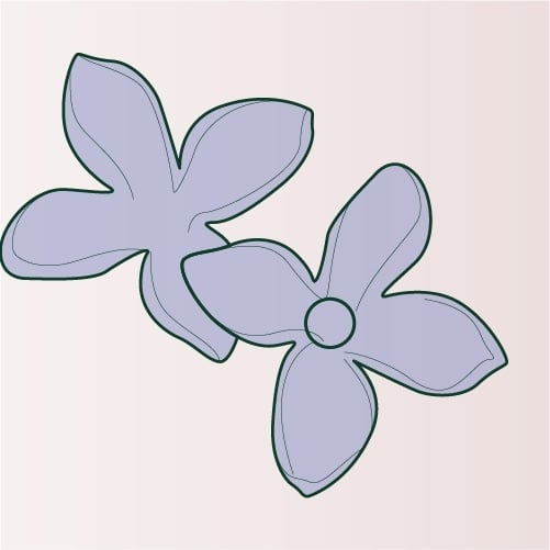 Illustration of Lilac flowers