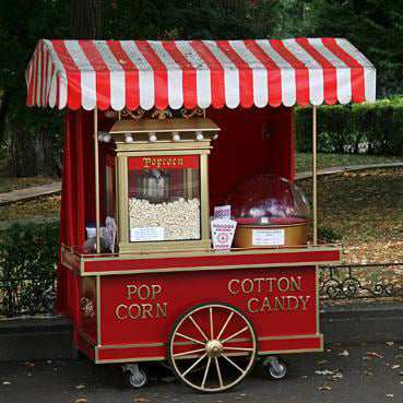 mobile popcorn concession stand