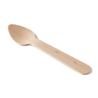 Eco-gecko Heavy Weight Disposable Wooden Taster Spoon - 1000/Case
