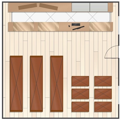 bakery floor plan