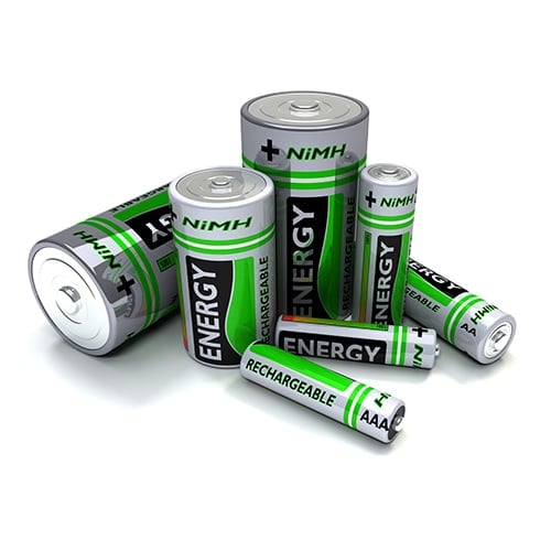 different sized nimh batteries