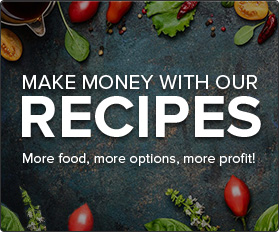 Make money with our recipes